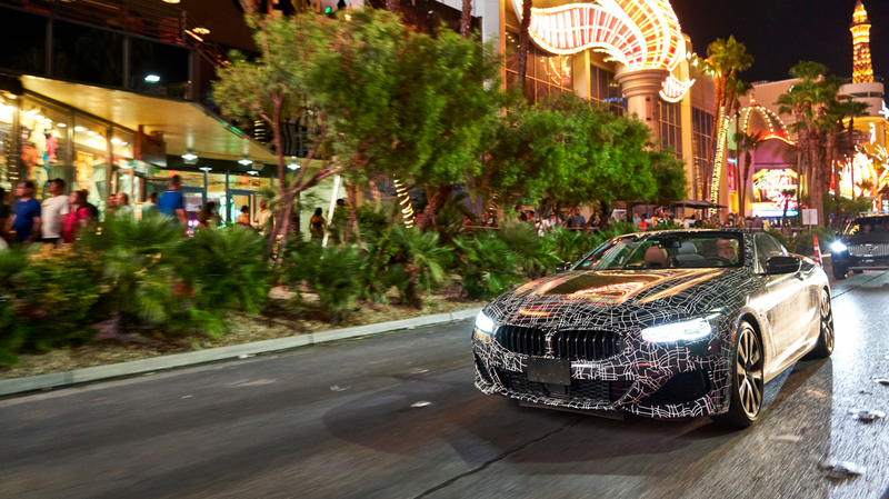 Illustration for article titled Here's the New BMW 8 Series Convertible Feeling the Heat in the Desert